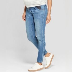 Isabel Women Denim Blue Maternity Jegging Size 18 NWT.